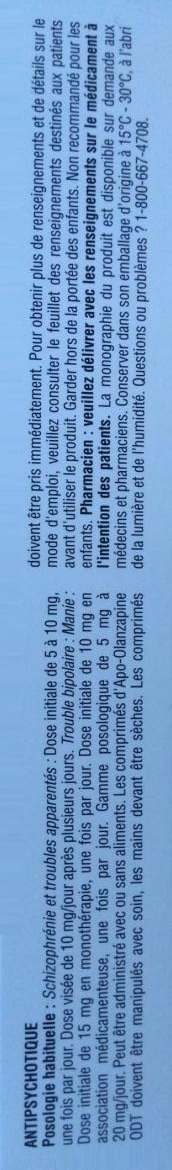 Apo-Olanzapine ODT 5mg